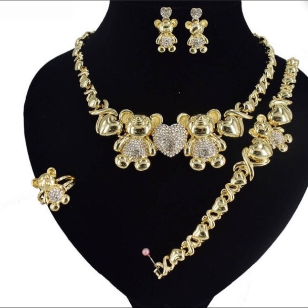 18kt gold filled set